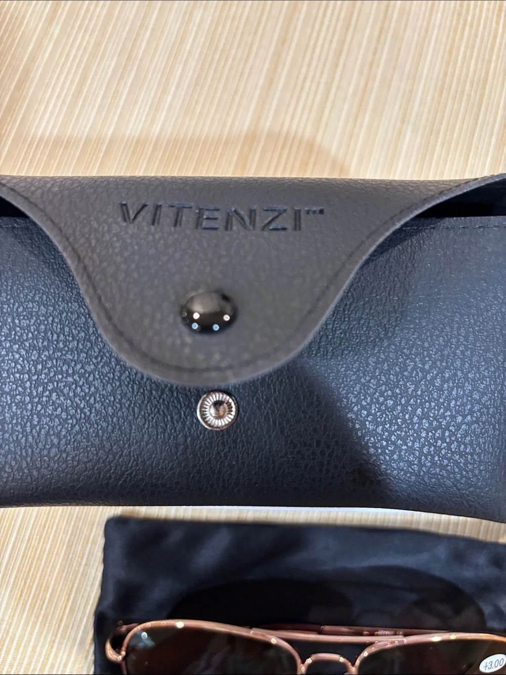VITENZI BIFOCAL SUNGLASSES IAN SUN IN GOLD 3.00 New
